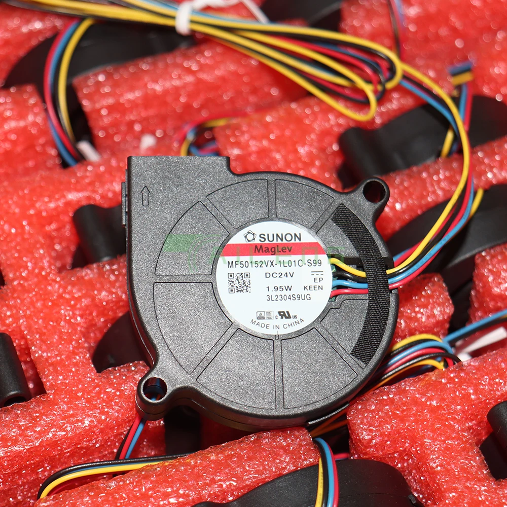 Sunon 3Dプリンター用冷却ファン,5015ブロワーファン,pwm,24v,1.95w,MF50152VX-1L01C-Q99, MF50152VX-1L01C-s99,24vdc