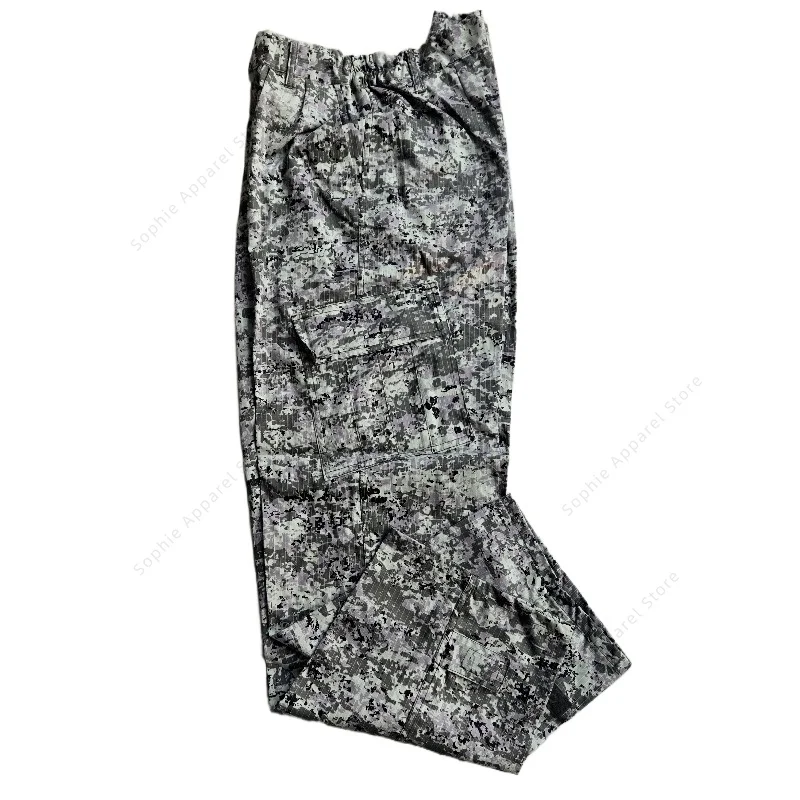 

Men's ACU Digital Camo Tactical Cargo Pants Multi-Pocket Military Combat Uniform Trousers Urban Style Airsoft Gear