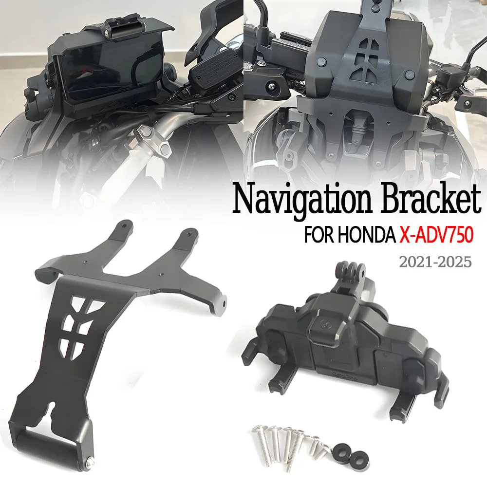 

XADV750 Navigation Bracket FOR HONDA X-ADV 750 Motorcycle Stand Holder Phone Mobile Phone GPS Plate Support 2021 2022 2023-2025