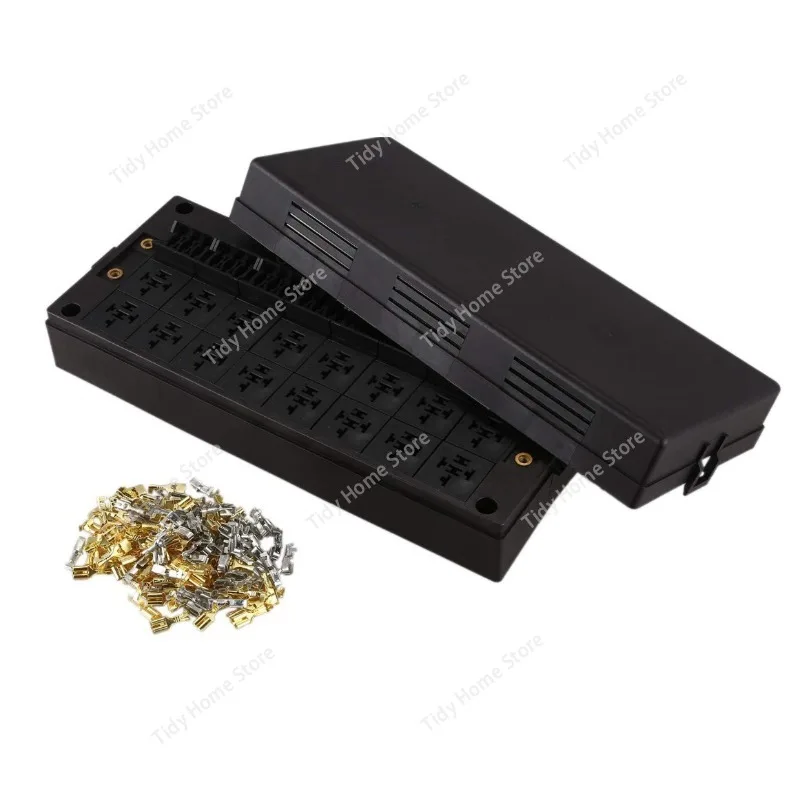 

24-канальный центральный электрический блок, многоканальный автомобильный релейный блок, блок предохранителей и многоканальный автомобильный держатель предохранителя