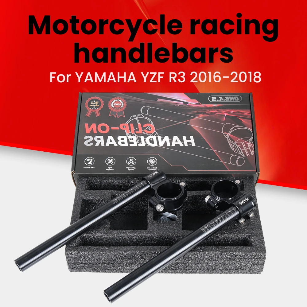 

Высококачественные 41-мм накладные ручки на руль мотоцикла One.k.s для YAMAHA R3 2016-2018, для KAWASAKI Ninja400 2018-2023