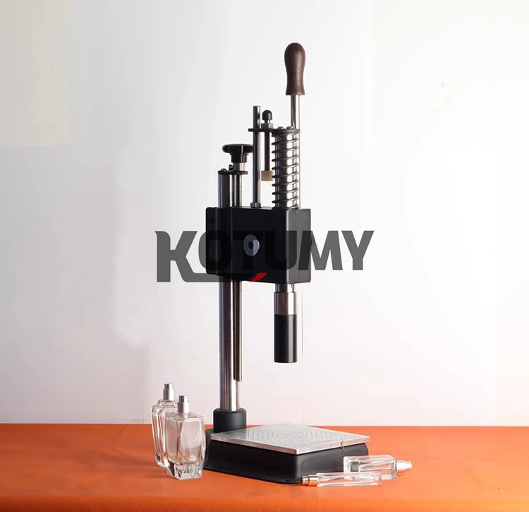 Commercial Perfume Bottle Sealing Machine Manual Metal Cap Press Capping Machine Crimper Sealer 13/15/20mm