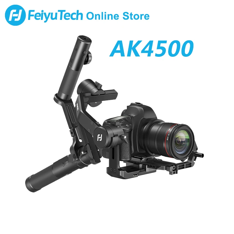 FeiyuTech Feiyu AK4500 4.6kg Payload 3-Axis Handheld Gimbal Stabilizer With Remote Follow Focus anti-shake For camera DSLR