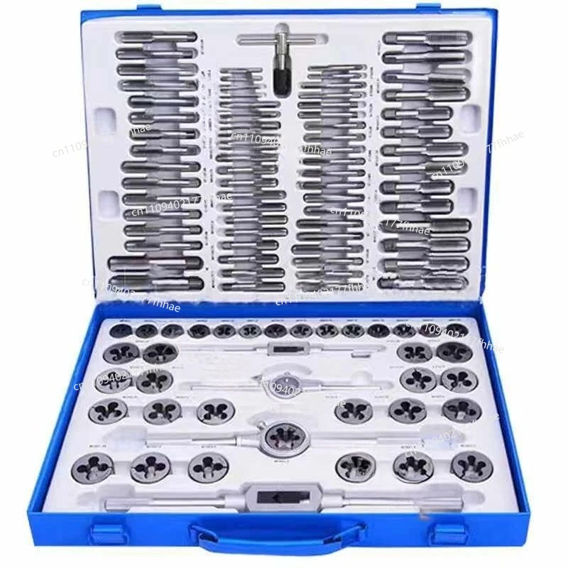 Alloy Steel Tap Die Holder Tap Die Set Winch Metric 110-piece Set
