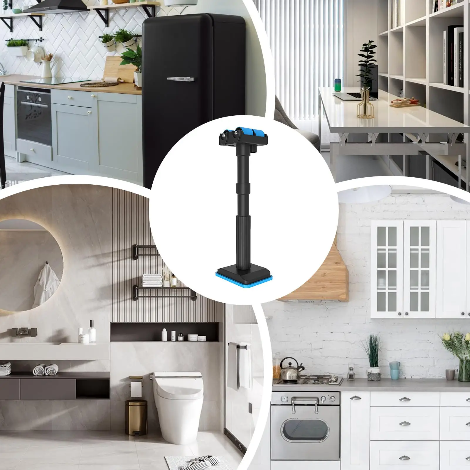 

Labor Saving Lifting Brackets Multi-Function Height Adjustment Lifting Device for Shelf Sofa Sink Porches Decks Floors Bathroom