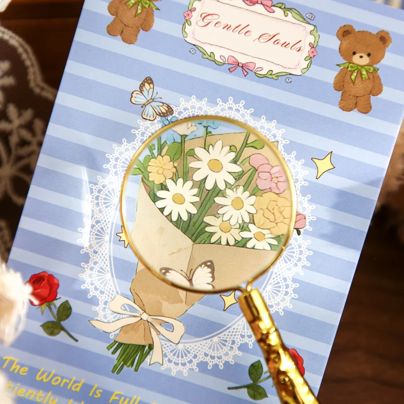 30 ورقة نمط اللوحة الزيتية بطاقات شكر قابلة للطي رسالة نعمة هدية بطاقات بريدية فنية للهدايا مناسبات مختلفة #6