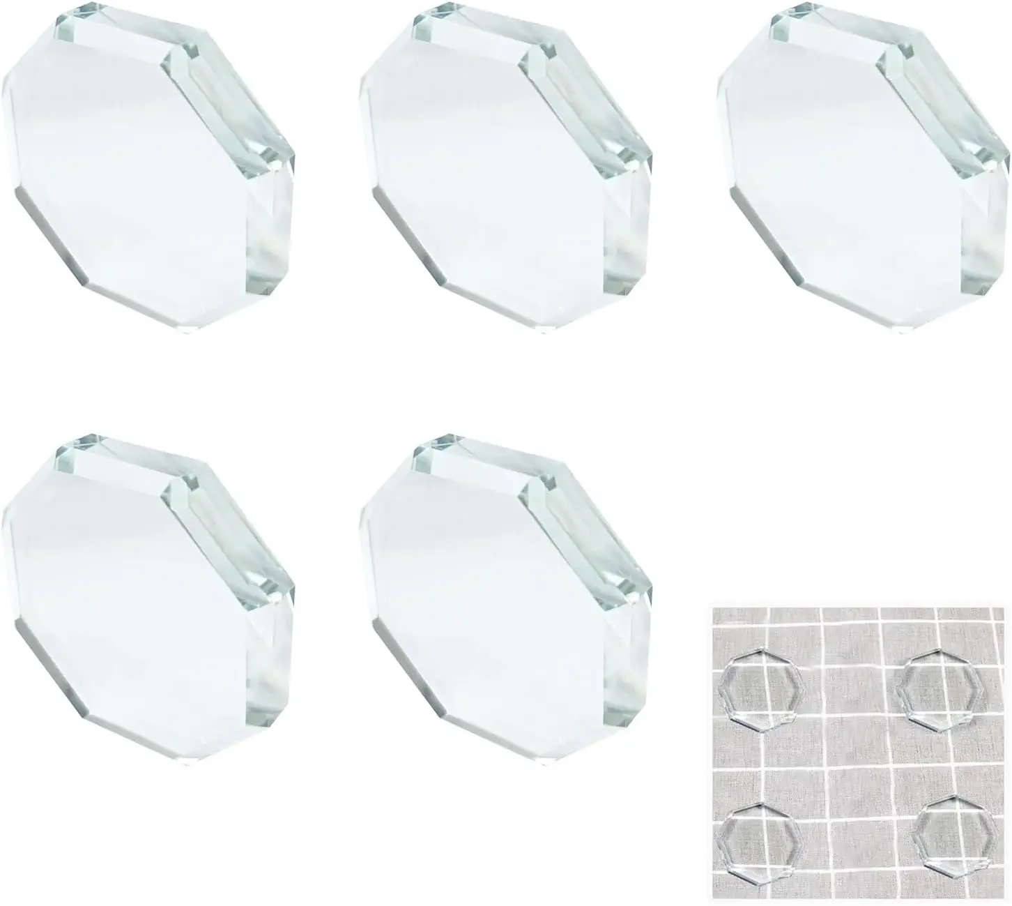 

Glass Pattern Weights for Fabric Dressmaking, Making and Sample Cutting - Sewing Accessories (5 Pieces)