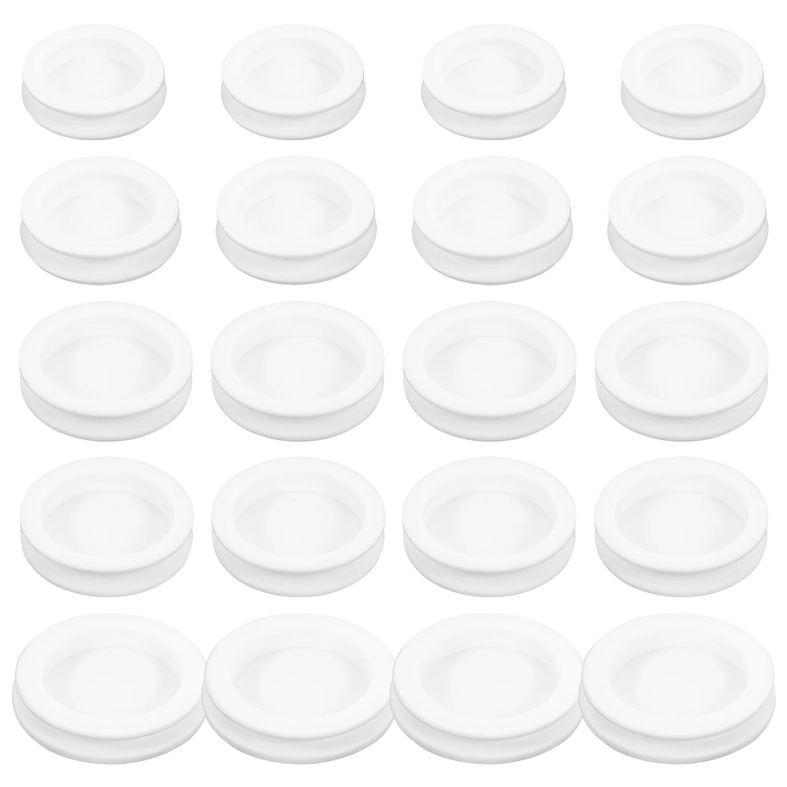 20Pcs Silicone Stopper for Ceramic Piggy Banks Secure Sealing Multiple Sizes Silicone Plugs Plug Hole Cover