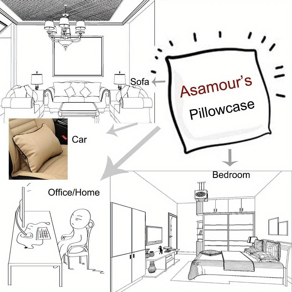 وسادة تزيين عيد الميلاد الاحتفالية لديكور المنزل مع غطاء وسادة بنمط سانتا ورجل الثلج مناسبة لوسادة السيارة لغرفة النوم والأريكة