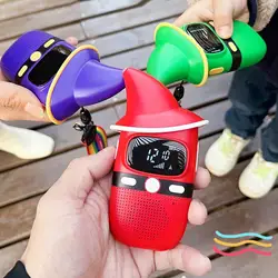 Walkie Talkies para niños, Radio bidireccional para actividades al aire libre, receptores de Radio para niños, juegos de aventura recargables, regalos de cumpleaños, 3 piezas