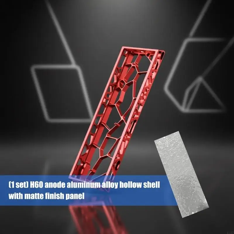 

High Strength Aluminum Keyboard Case Shell Honeycomb Diffuser Plate Frame Replacement for K61 K64 GH60 Accessories K1KF