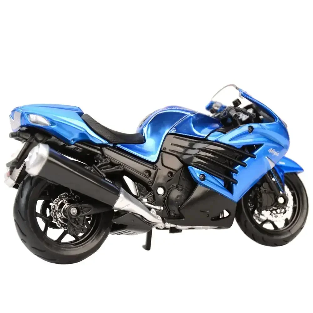 Maisto 1:18 kawasaki ninja ZX-14R liga esportes modelo de motocicleta diecast metal brinquedo corrida rua motocicleta modelo presentes das crianças