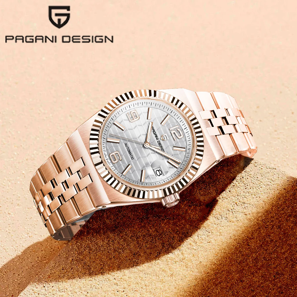 

PAGANI DESIGN 2025 top brand fashion mechanical men's automatic watch luxury sapphire mirror MIYOTA8215 men's casual watch 10bar
