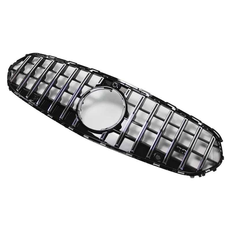 

Front Bumper Silver GT Grille for Mercedes Benz C-Class W206 2022-