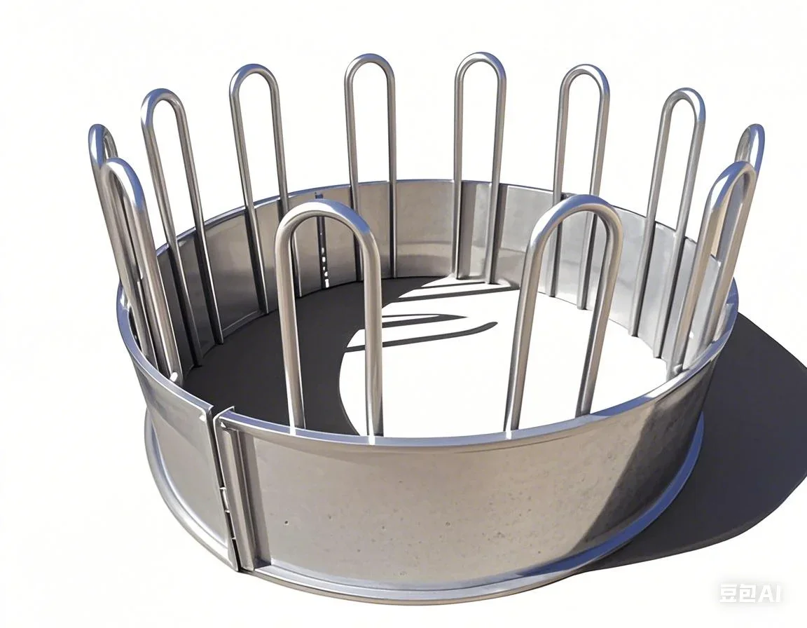 Custom Design Hot Dipped Galvanized Cattle hay Round Bale Feeder Horse hay Feeder for Livestock