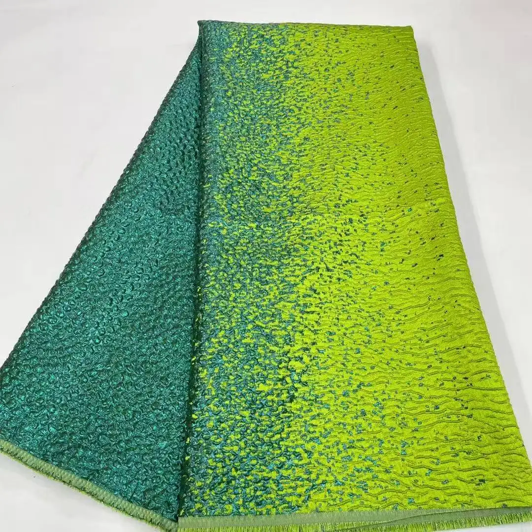 

2025 Высококачественная парчовая жаккардовая ткань, африканская сетчатая ткань из органзы, нигерийский тюль, кружевной материал, французская сетчатая ткань, шитье DJO20