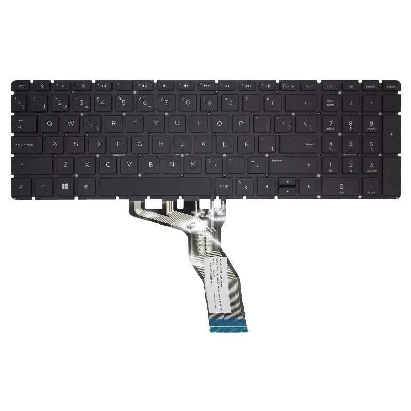 New Keyboard For HP 15-EF 15-DY 15S-EQ 15S-ER 15S-FR TPN-Q222 TPN-Q230 L63578-001 Laptops Keyboard Accessories NO Backlight