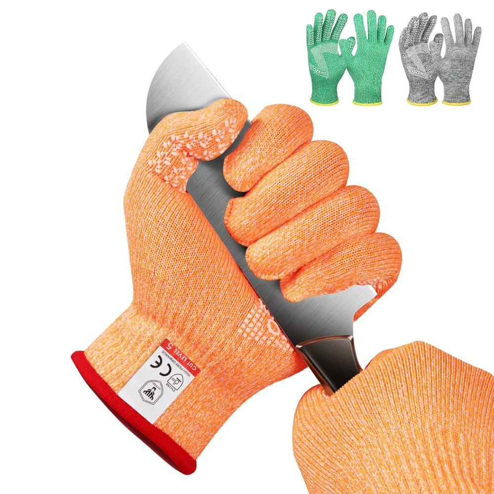 Level 5 Cut Proof Stab Resistant Wire Metal Glove Kitchen Butcher Working Gloves for Oyster Shucking Fish Gardening Safety Glove