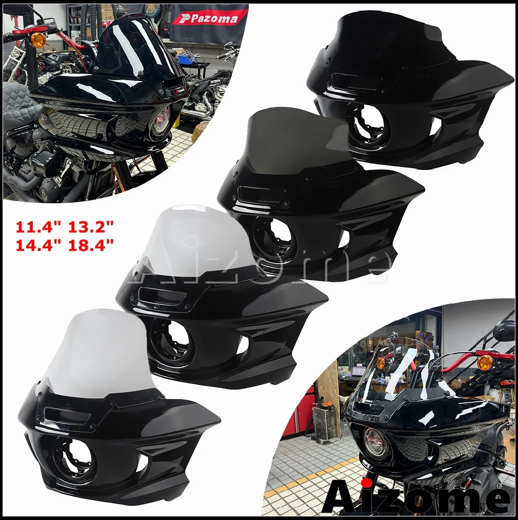 

11,4 "13,2" 14,4 "18,4" лобовое стекло фары ST обтекатель для Harley Softail Low Rider S 117 FXLRS 2022-25 аксессуары для мотоциклов