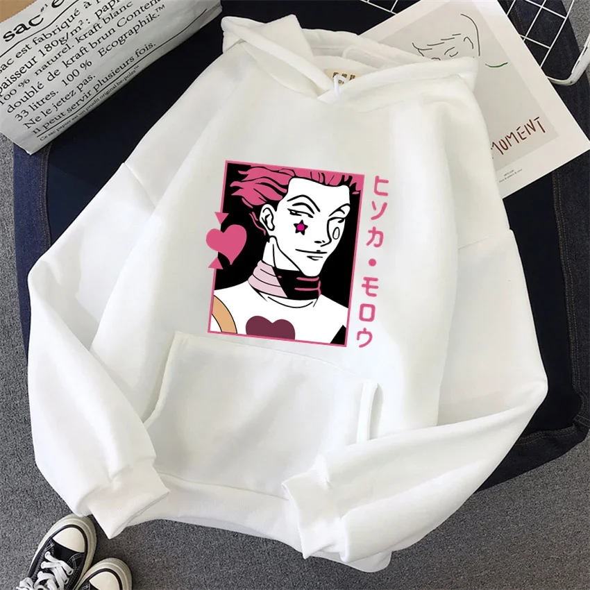 HUNTER X HUNTER Anime Hoodies for Men Women Hisoka Morow Manga Sweatshirts Gothic Harajuku Pullover Men\'s Clothing Fleece Autumn