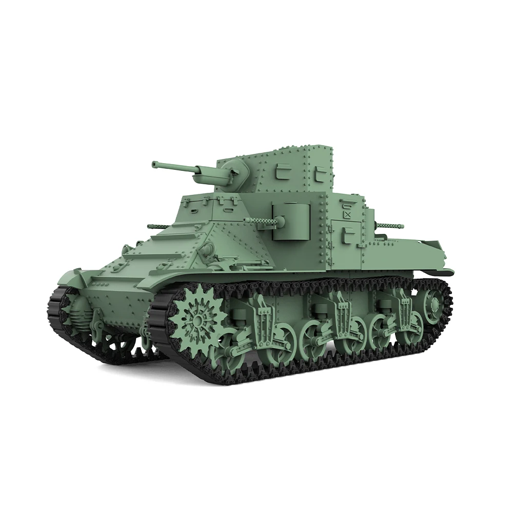 

SSMODEL SS525 1/144 1/160 Military Model Kit US M2A1 Medium Tank V2.0