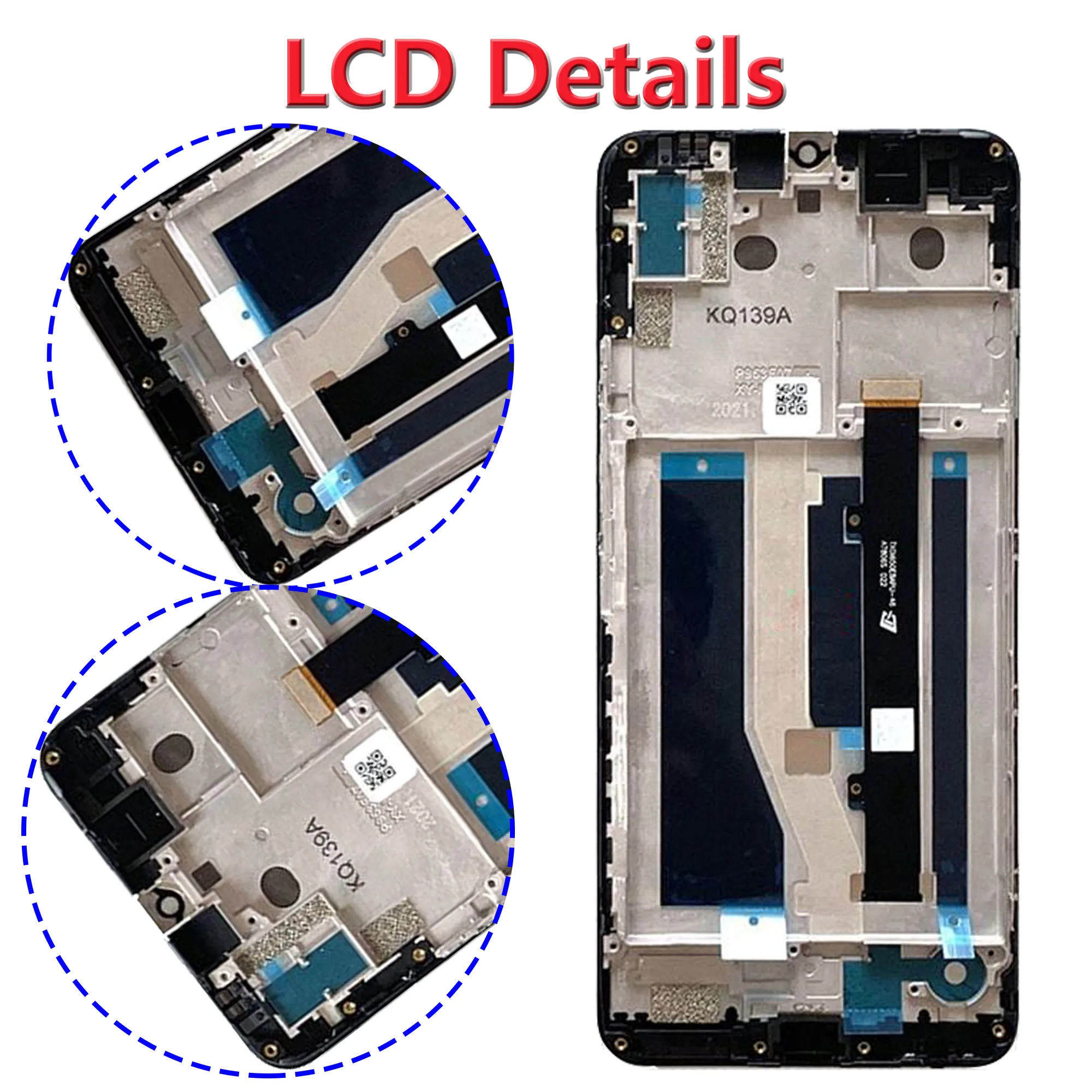 Original LCD For Zte Blade A71(2021) A7030 Touch Screen Digitizer Assembly Replacement Display Repair Parts