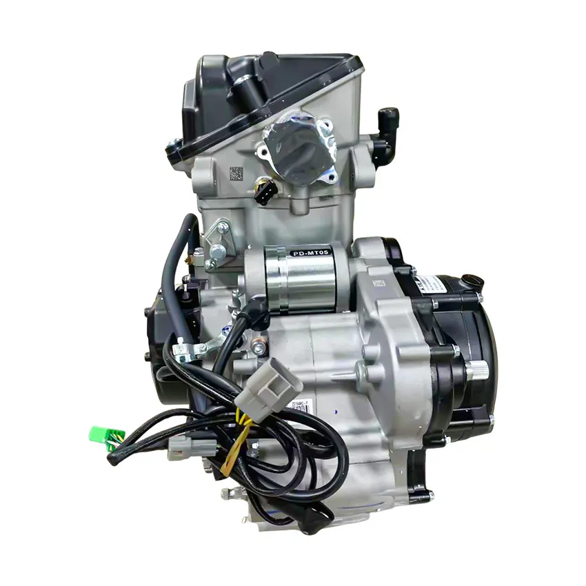 EFI Zongshen 450cc مجموعة محرك الدراجة النارية 4 صمام 4 السكتة الدماغية محرك Zs194MQ محركات الدراجات النارية 450cc