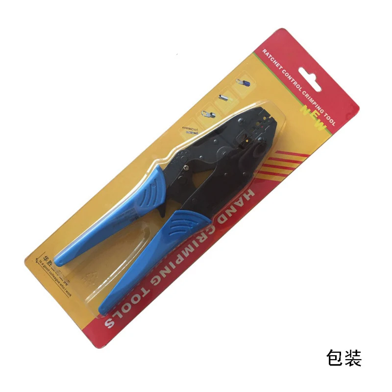HS-40J 9-inch labor-saving spine wheel crimping pliers with pre insulated terminals 0.25-6mm crimping pliers