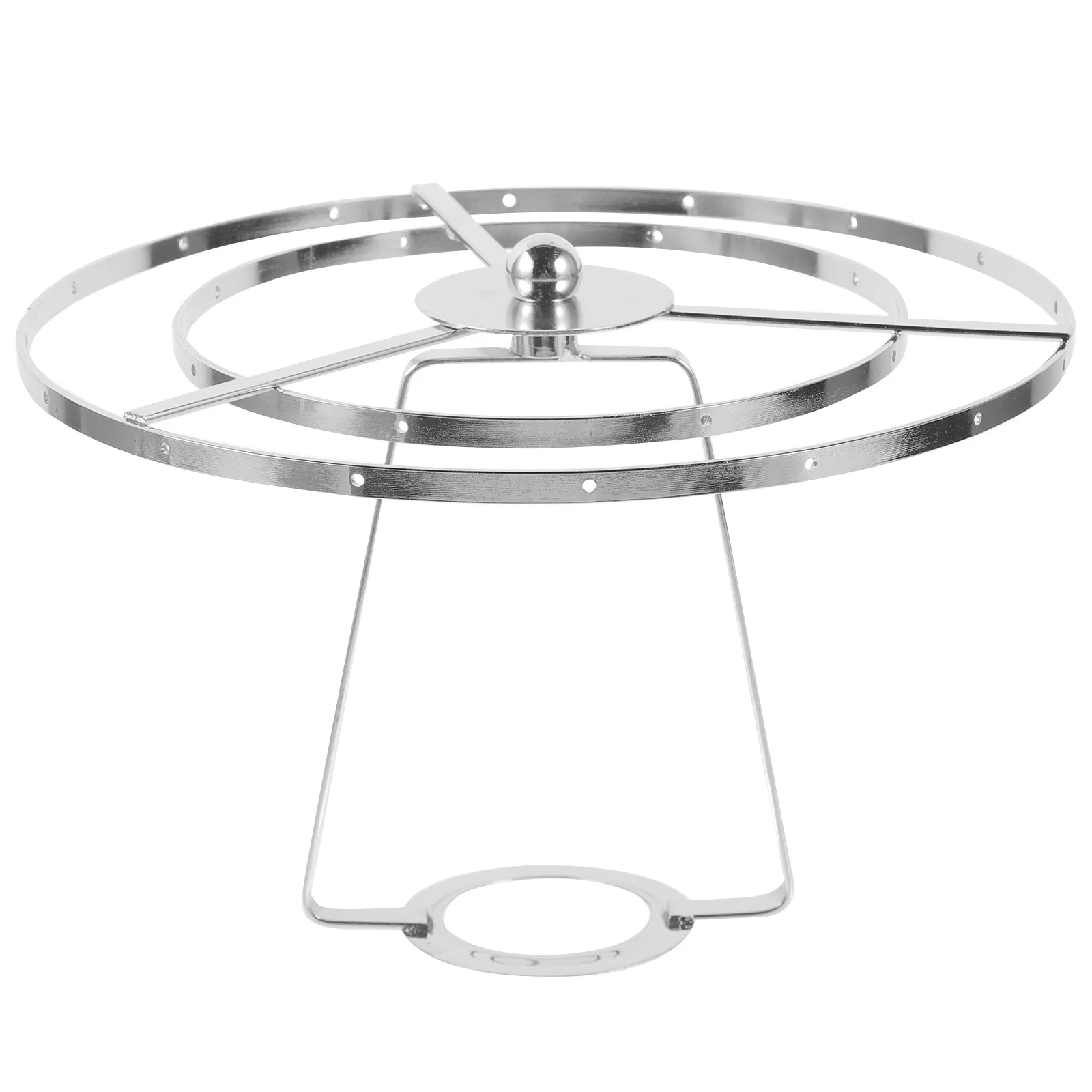 

1Set Heavy Duty Lampshade Harp Bracket Strong Iron Lamp Shade Frame for Table Floor Ceiling Lamp DIY Lighting Accessories