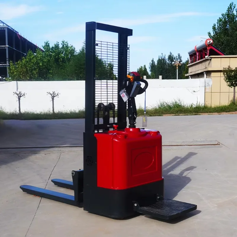 Fast Delivery Pallet Stacker Electric Forklift Pallet Lifter 1000kg 1500kg 2000kg Semi Electric Stacker Price