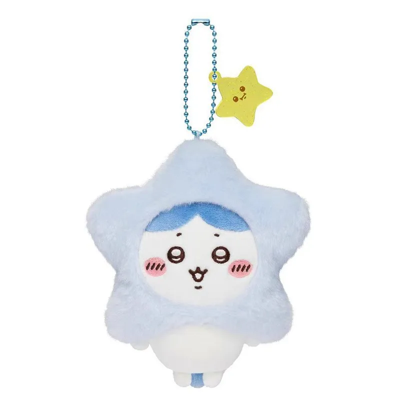 12cm Nowy Śliczny Kreskówkowy Kawaii Gwiazda Życzeń Chiikawa Hachiware Usagi Momonga Pluszowa Lalka Brelok Zawieszka do Torby Zabawka Prezent