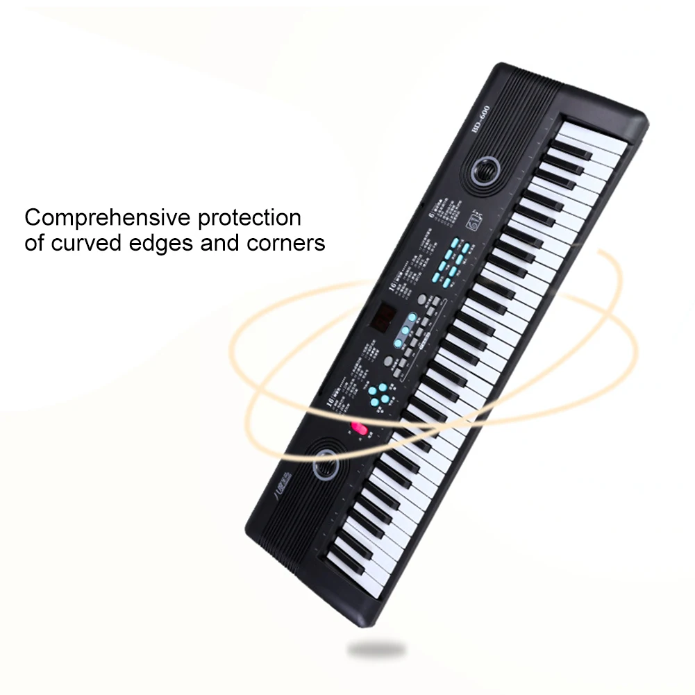 61 Keys Digital Electronic Piano Professional Portable Electronic Piano Keyboard with Microphone Musical Instrument