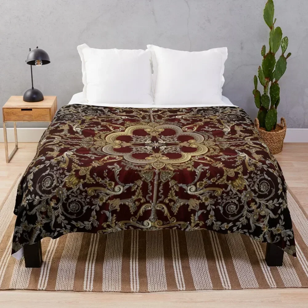 

Hibernia Bank Victorian Details Collage Throw Blanket Soft Sherpa Fleece Warm Blanket for Winter