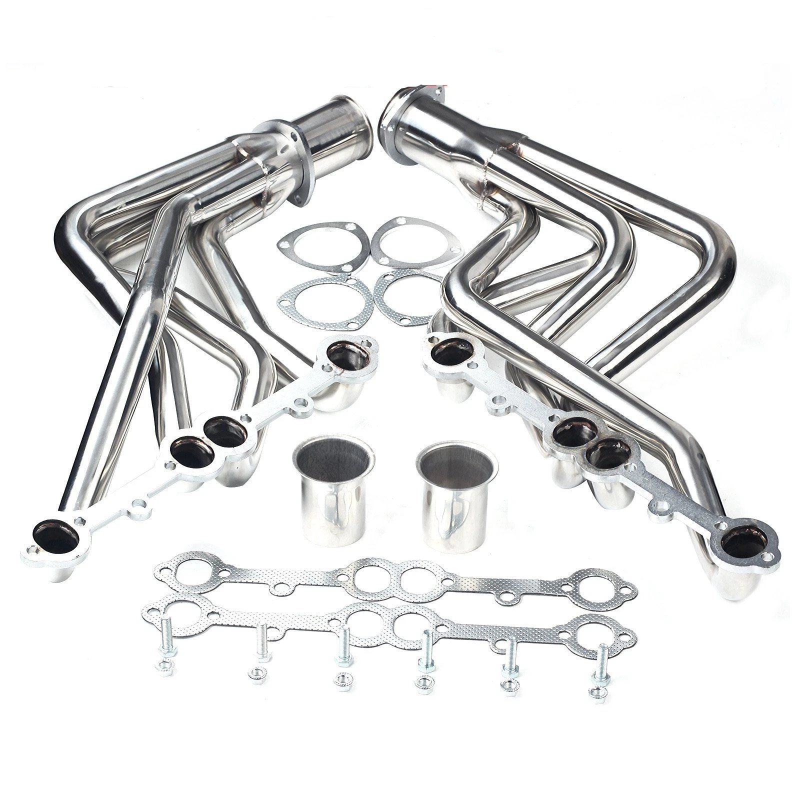 

Universal Exhaust Pipe Stainless Steel for Stainless 1973-1985 Chevy Truck, Blazer, Suburban 2wd/4wd Headers Set EH28200