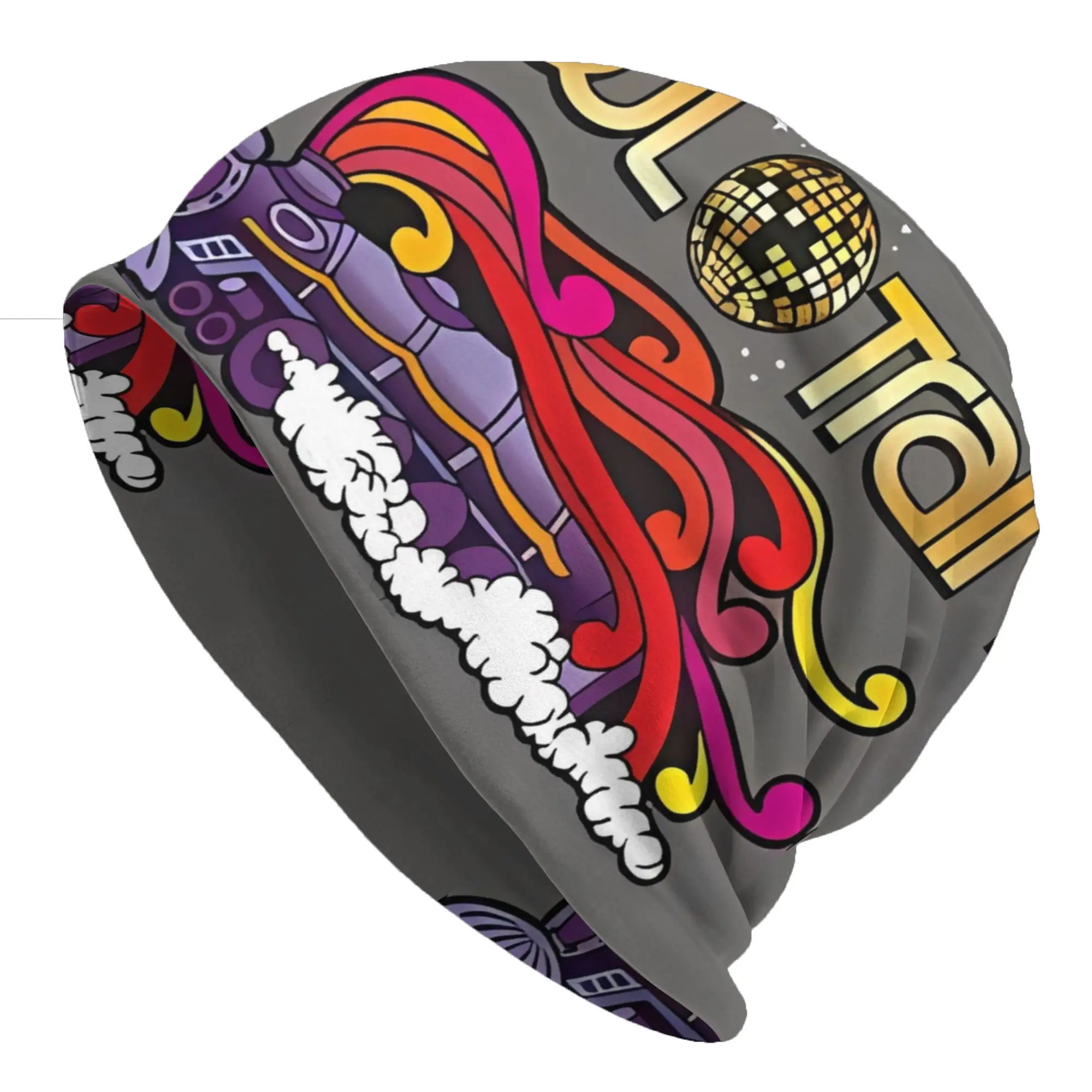 Retro Autumn Spring Caps For Men Women Soul Train Beanies Ski Caps Soft Bonnet Hats Skullies & Beanies Hat