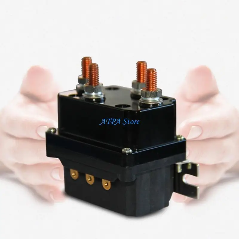 

U13C Vehicle Winch Control Relays 250A 12V Component Universal Winch Relays Solenoid