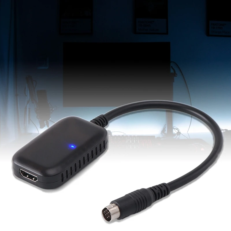 573A Retro Game Console Adapter Cord HDTV HDTV Cable Enhanced Visuals & Sound for Game Enthusiasts