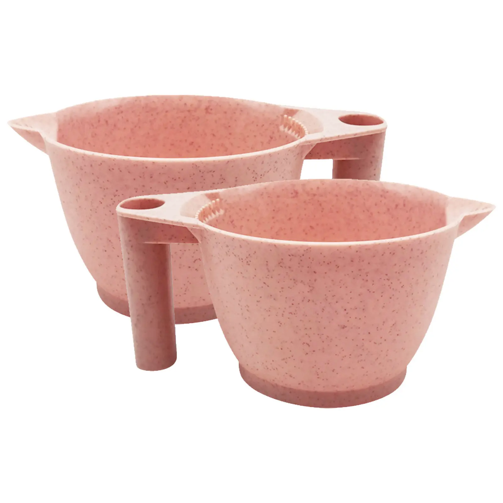 2pcs Hair Color Mixing Bowl Set – Durable, Wear-Resistant Tint Bowls with Ergonomic Grip for Salon Use