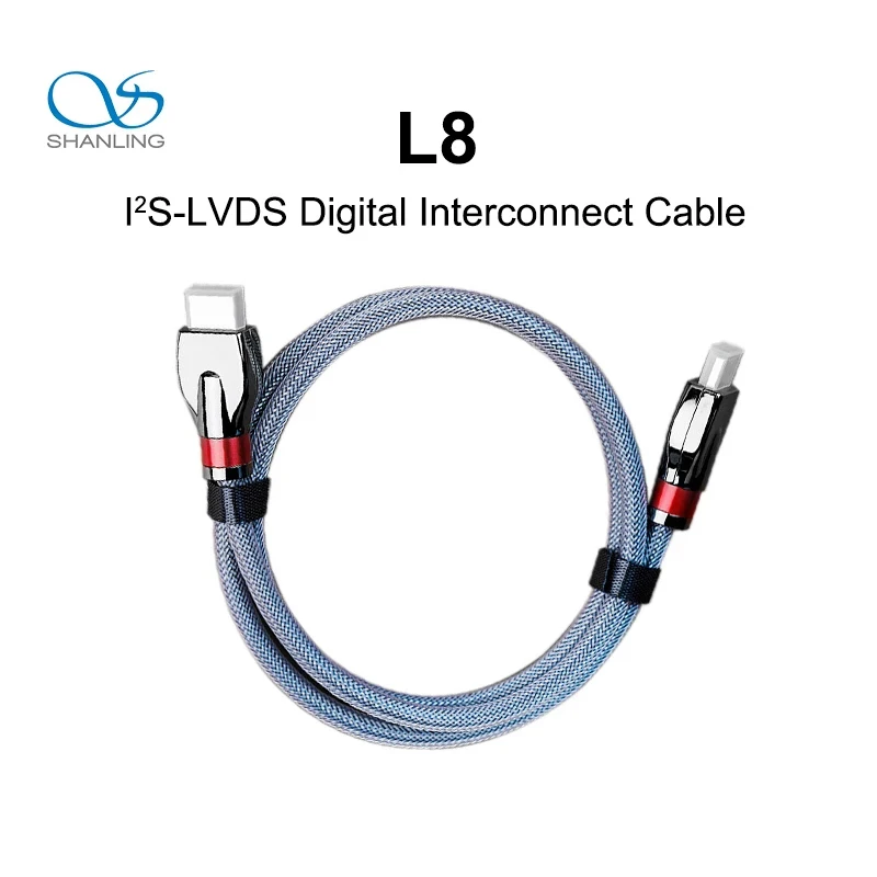 

SHANLING L8 I2S-LVDS Digital Interconnect Cable for CD Player/AMP/DAC around 100cm