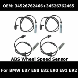 34526762466 34526762465 Car Front Rear ABS Wheel Speed Sensors for BMW 1' E81 E87 E88 E82 for 3 Series E90 E91 E92 E93