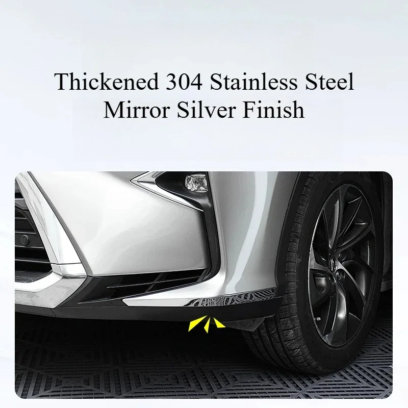 Anti‑Collision Anti‑Scratch Custom Precise Fit Exterior Mod Car Parts For Lexus RX300/RX200T 2016-2022 Front Bumper Corner Trim