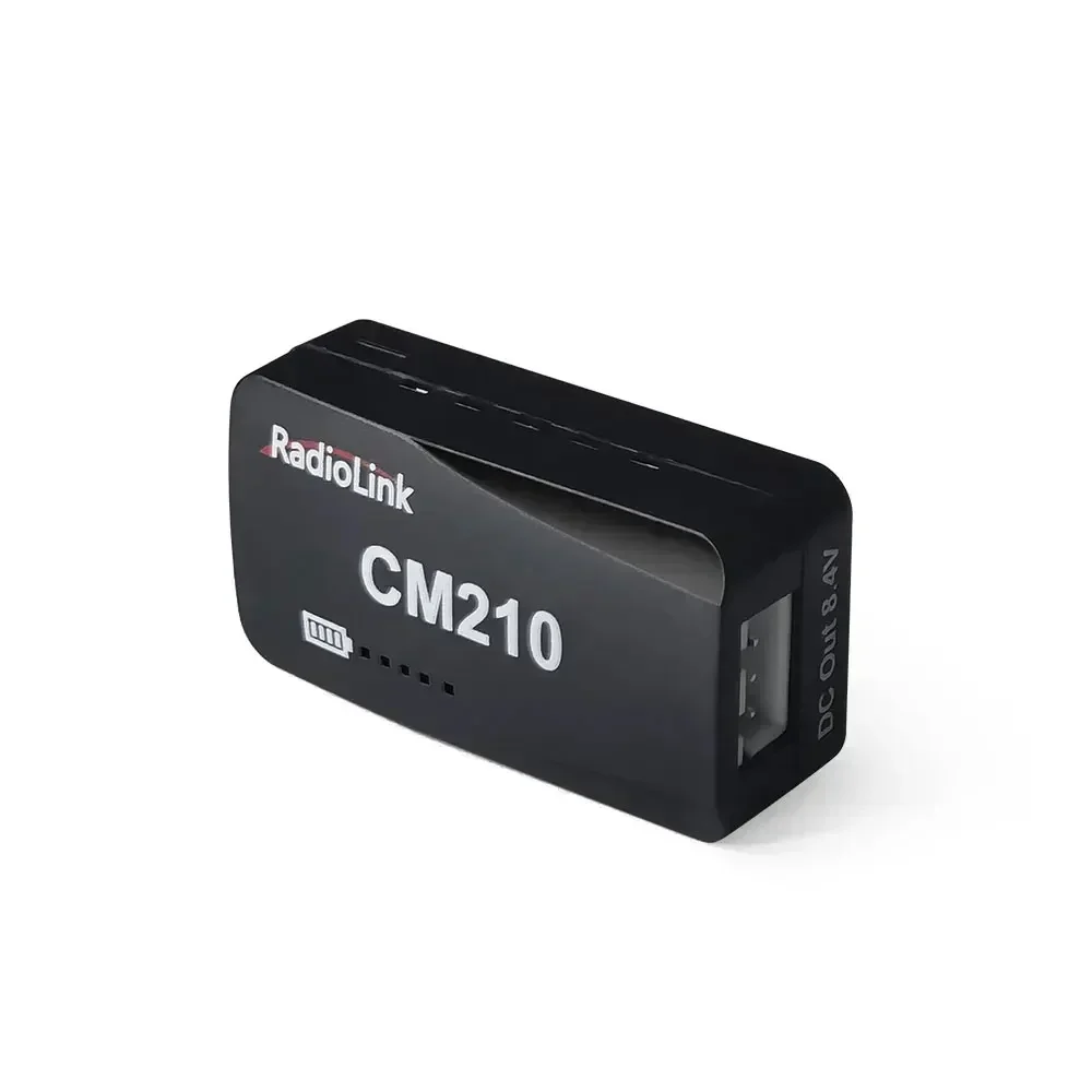 Ładowarka do akumulatorów LiPo Radiolink CM210 Faster 2s, mini rozmiar, złącze USB typu C, zasilanie samodostosowujące się.