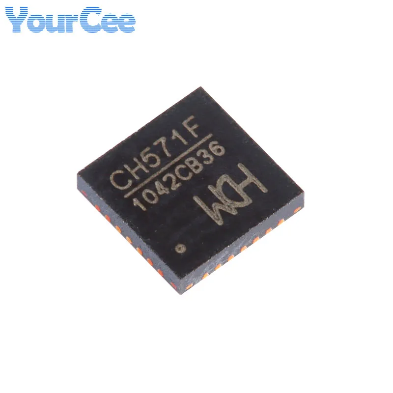 5Pcs CH582M QFN-48 CH582F CH573F CH571F QFN-28 CH571K ESSOP-10  32-bit MCU RISC Microcontroller Integrated BLE Wireless Chip