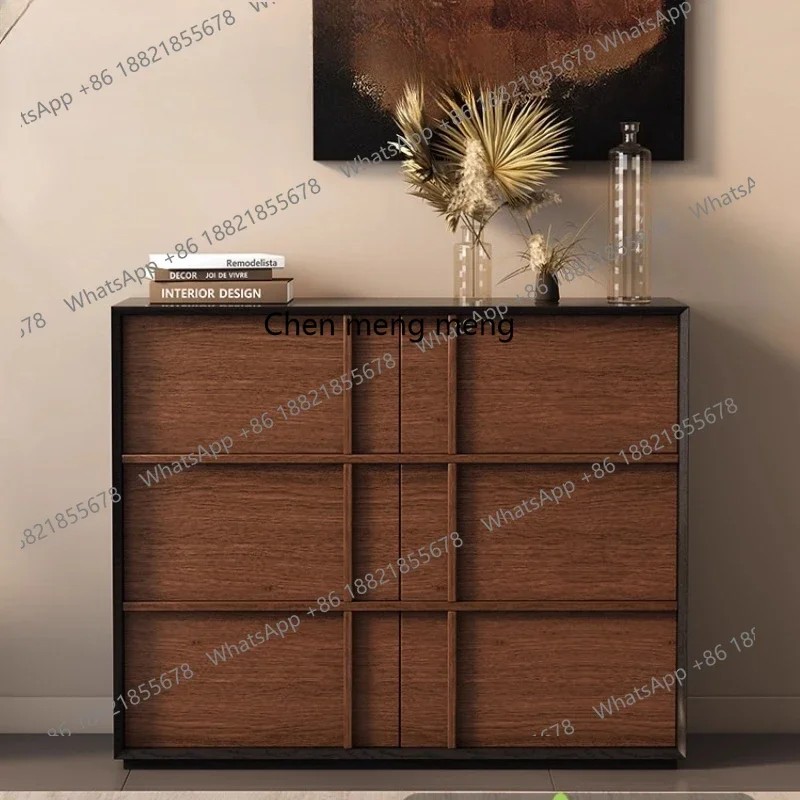 

Комод для гостиной, винтажный ящик для хранения из цельного дерева, столовая, прикроватная тумбочка для спальни, винтажный R