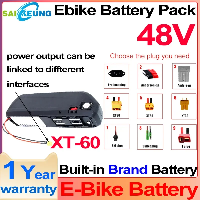 48V Bafang 1000W Motor Kit Accu 20Ah 30AH 50 60AH 40ah Elektrische Fiets Accu 30ah E-bike Hailong Accu 48V 2000w Lithium Battery