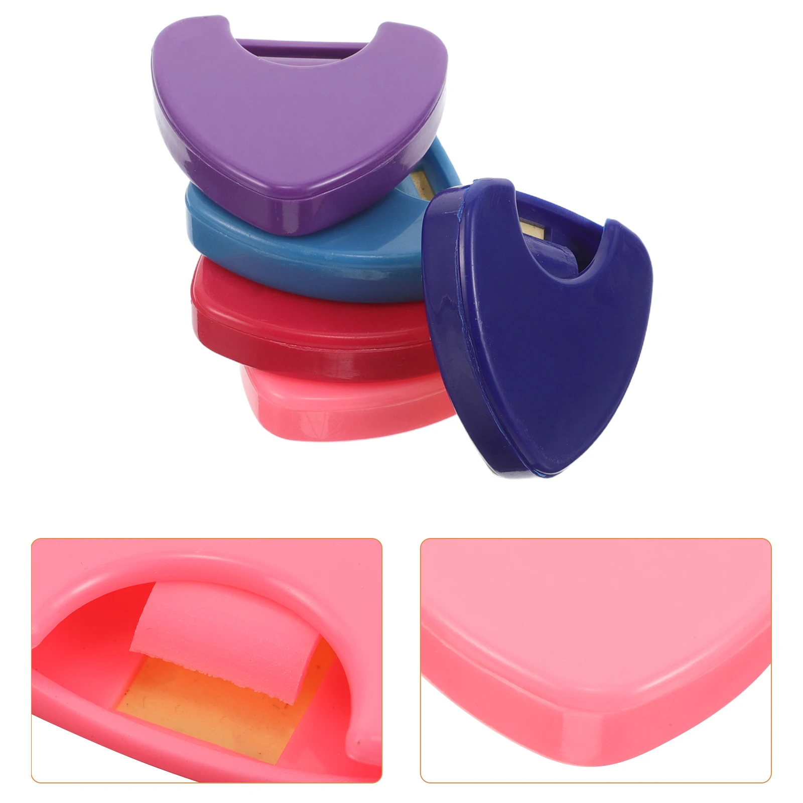 

25 Pcs Guitar Pick Case Banjo Organizer Storage Box Picks Holder Bass Plastic Acoustic