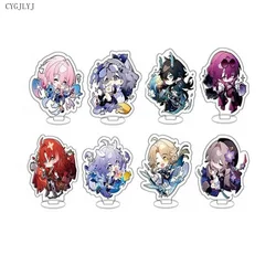 Honkai: Star Rail Figures Luocha Natasha Jing Yuan Cosplay Acrylic Stand Model Plate Desk Decor Standing Sign Keychain Cosplay