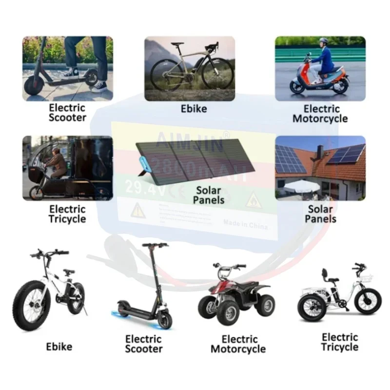 new 7S4P 24V 12.8Ah 29.4V lithium-ion battery pack with built-in wheelchair motor+charger