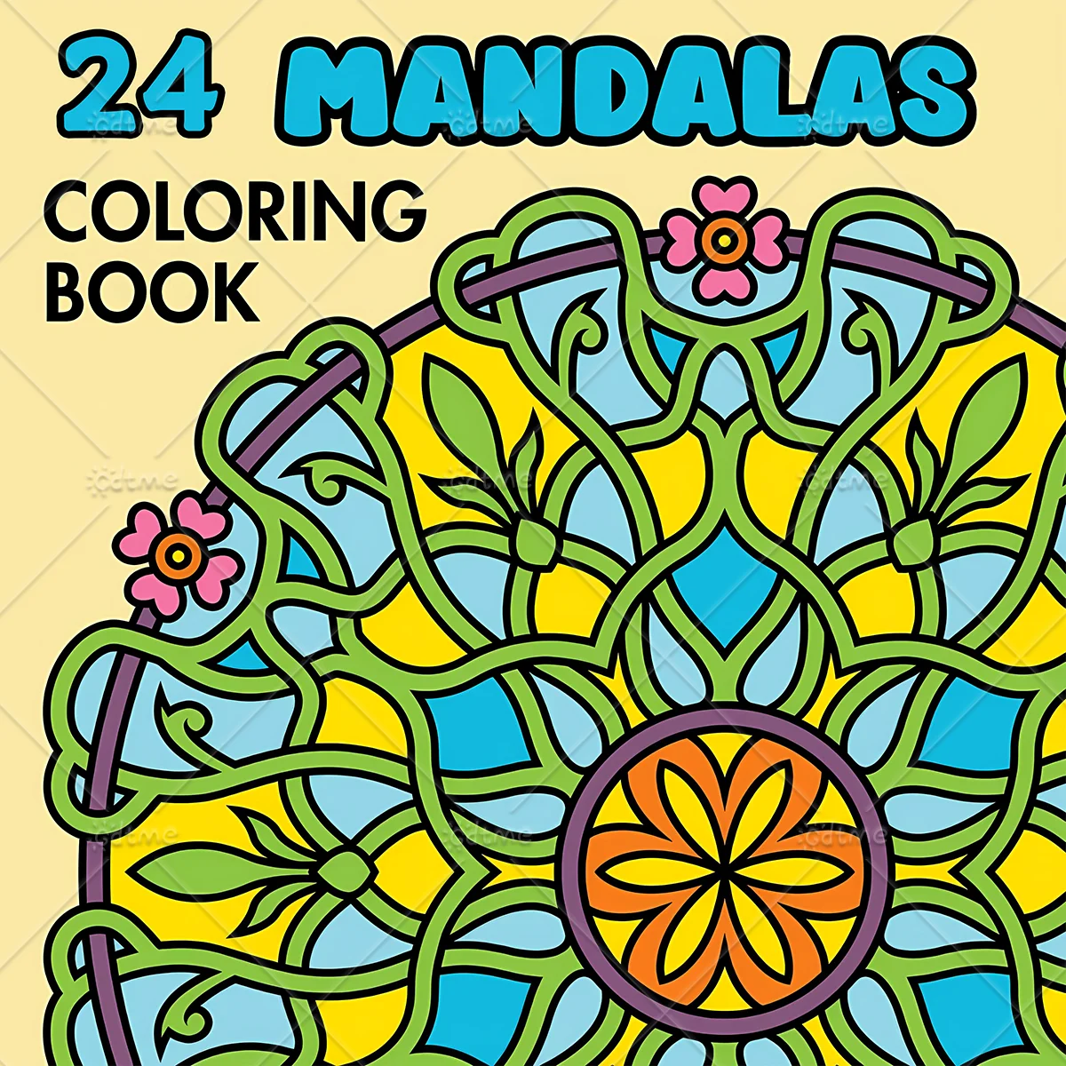 Mandalas Coloring Book For Adults Stress Relieving Ornate Flower Mandala Drawing Pages Relaxing Anti-Anxiety Colouring Book