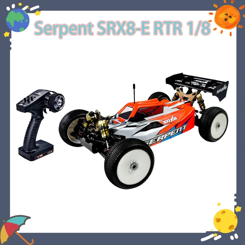 

Serpent SRX8-E RTR масштаб 1/8, 4WD, электрический внедорожник с дистанционным управлением, радиоуправляемая машина, игрушка для мальчиков, подарок на день рождения